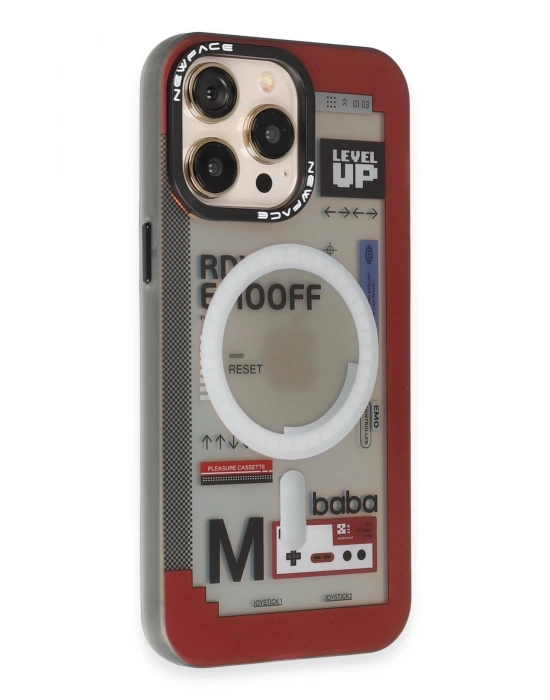 Newface iPhone 13 Pro Max Kılıf Venüs Magneticsafe Desenli Kapak - Venüs - 11