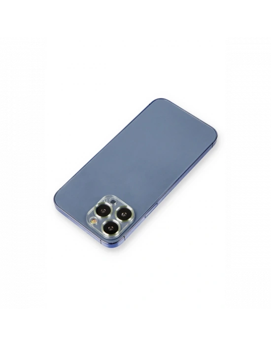 Newface iPhone 13 Pro Max Metal Kamera Lens Koruma Cam - Açık Yeşil