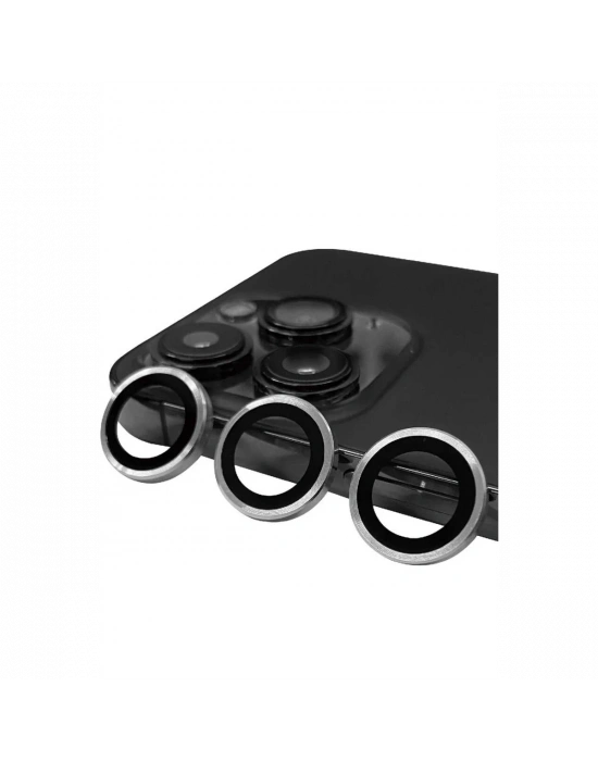 Newface iPhone 13 Pro Max Raze Metal Kamera Lens - Gümüş