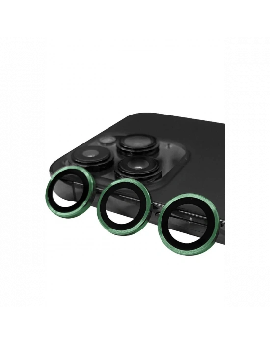 Newface iPhone 13 Pro Raze Metal Kamera Lens - Yeşil