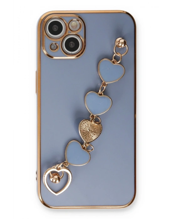 Newface iPhone 14 Kılıf Esila Silikon - Gri