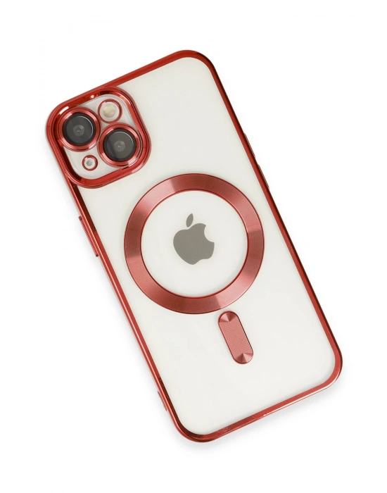 Newface iPhone 14 Kılıf Kross Magneticsafe Kapak - Kırmızı