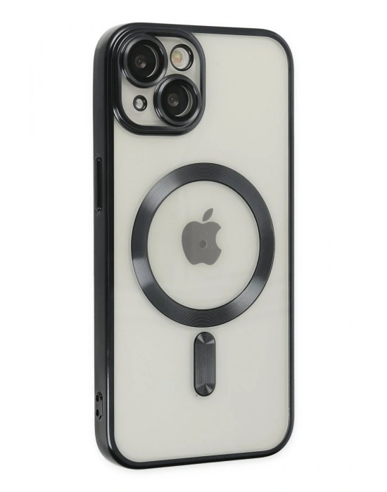 Newface iPhone 14 Kılıf Kross Magneticsafe Kapak - Siyah