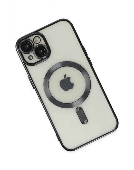 Newface iPhone 14 Kılıf Kross Magneticsafe Kapak - Siyah