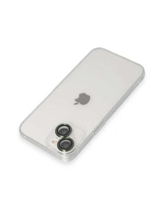 Newface iPhone 14 Kılıf Luko Lens Silikon - Yeşil