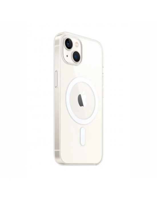 Newface iPhone 14 Kılıf Magneticsafe Şeffaf Silikon - Şeffaf