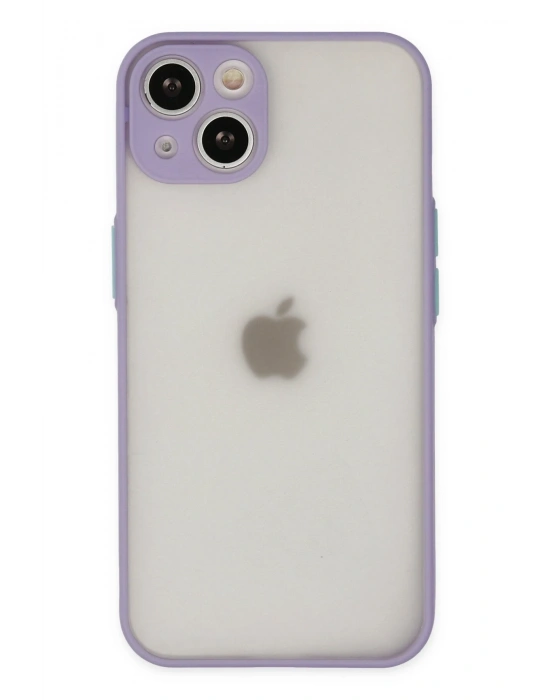 Newface iPhone 14 Kılıf Montreal Silikon Kapak - Mor