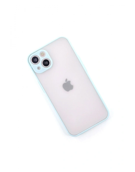 Newface iPhone 14 Kılıf Montreal Silikon Kapak - Turkuaz