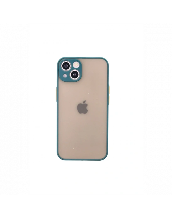 Newface iPhone 14 Kılıf Montreal Silikon Kapak - Yeşil