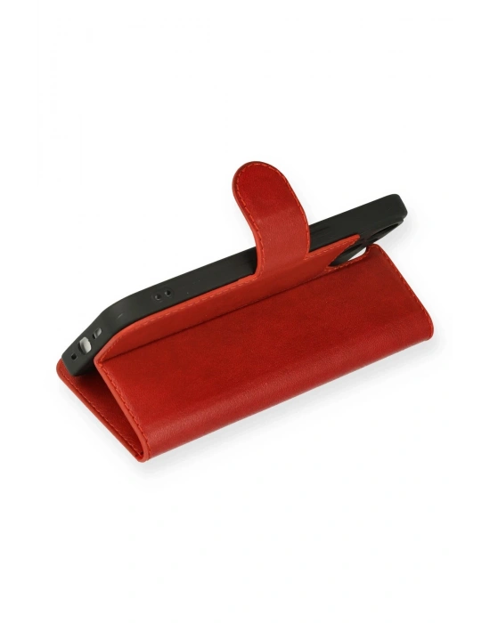 Newface iPhone 14 Kılıf Trend S Plus Kapaklı Kılıf - Kırmızı