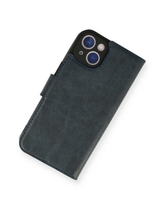 Newface iPhone 14 Kılıf Trend S Plus Kapaklı Kılıf - Lacivert