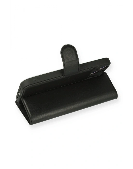 Newface iPhone 14 Kılıf Trend S Plus Kapaklı Kılıf - Siyah