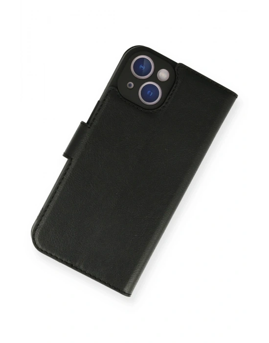 Newface iPhone 14 Kılıf Trend S Plus Kapaklı Kılıf - Siyah