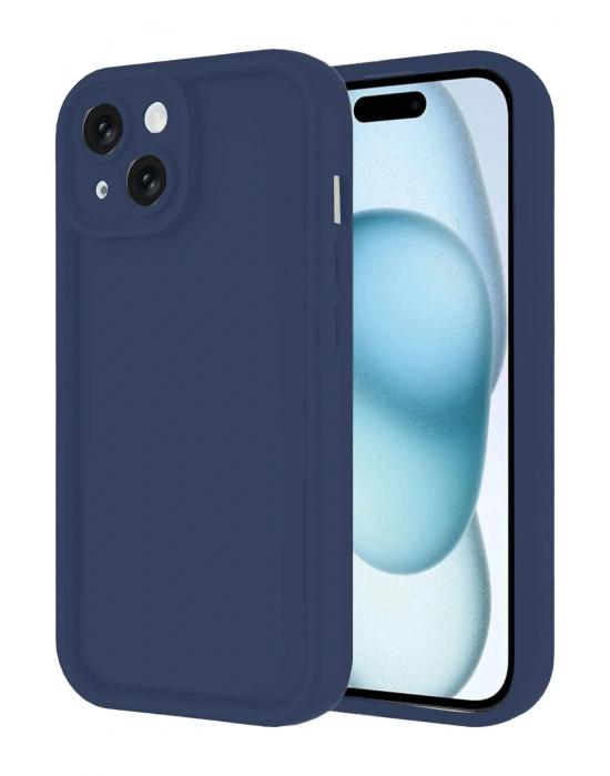 Newface iPhone 14 Kılıf Viera Silikon - Lacivert