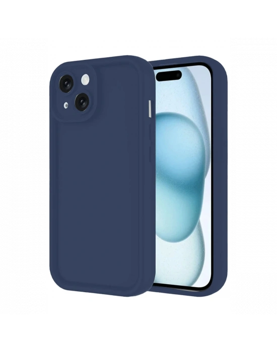 Newface iPhone 14 Kılıf Viera Silikon - Lacivert