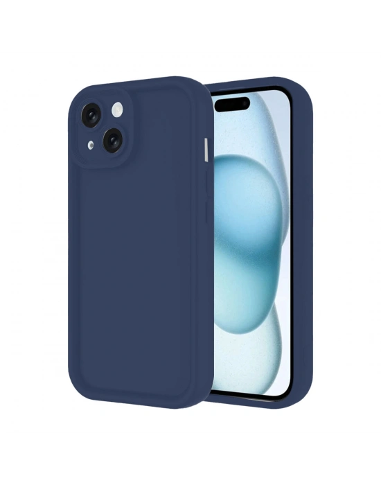 Newface iPhone 14 Kılıf Viera Silikon - Lacivert