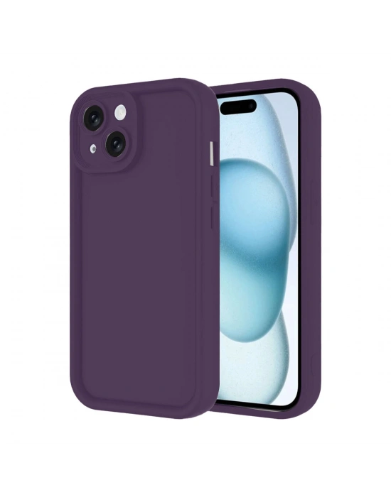 Newface iPhone 14 Kılıf Viera Silikon - Mor