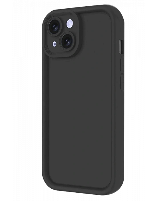 Newface iPhone 14 Kılıf Viera Silikon - Siyah