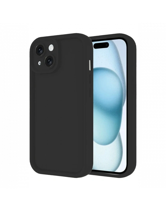 Newface iPhone 14 Kılıf Viera Silikon - Siyah