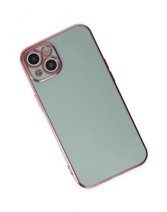 Newface iPhone 14 Kılıf Volet Silikon - Açık Yeşil