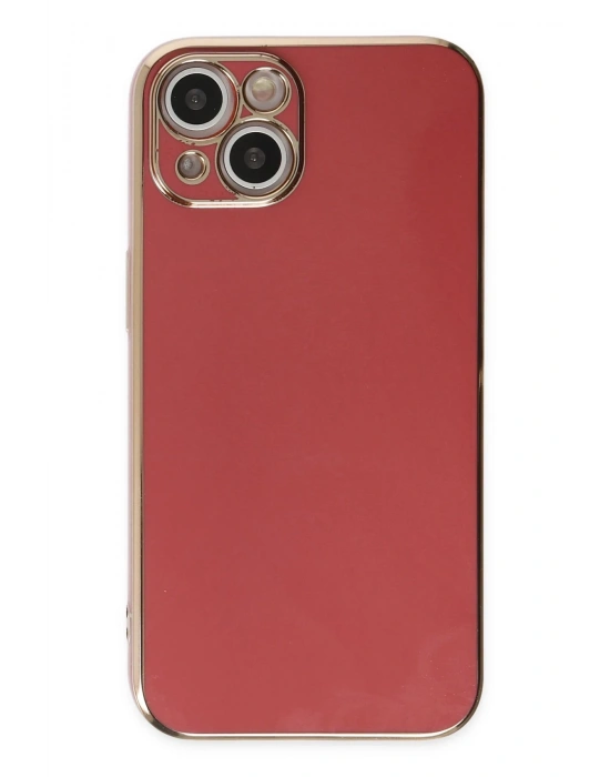 Newface iPhone 14 Kılıf Volet Silikon - Kırmızı