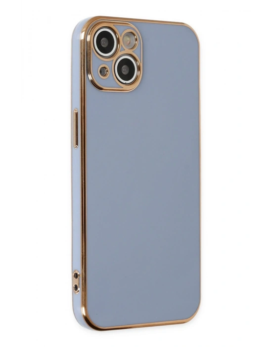 Newface iPhone 14 Kılıf Volet Silikon - Mavi