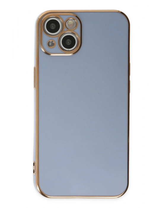 Newface iPhone 14 Kılıf Volet Silikon - Mavi