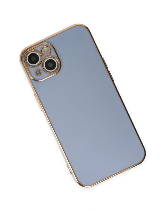 Newface iPhone 14 Kılıf Volet Silikon - Mavi