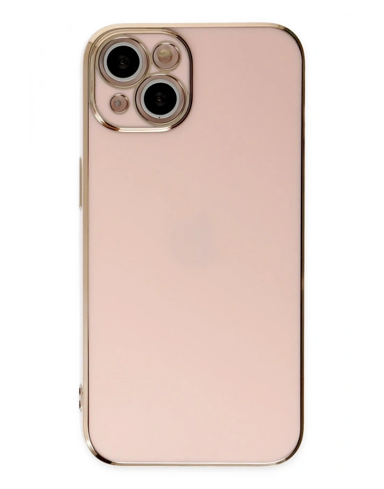 Newface iPhone 14 Kılıf Volet Silikon - Pembe