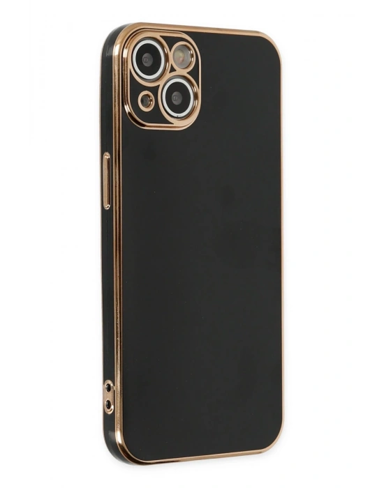 Newface iPhone 14 Kılıf Volet Silikon - Siyah