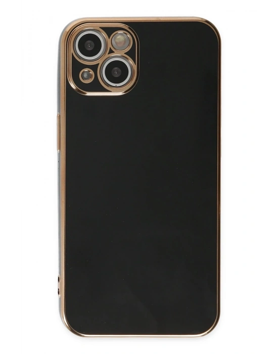 Newface iPhone 14 Kılıf Volet Silikon - Siyah