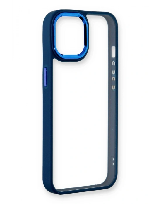 Newface iPhone 14 Plus Kılıf Dora Kapak - Mavi