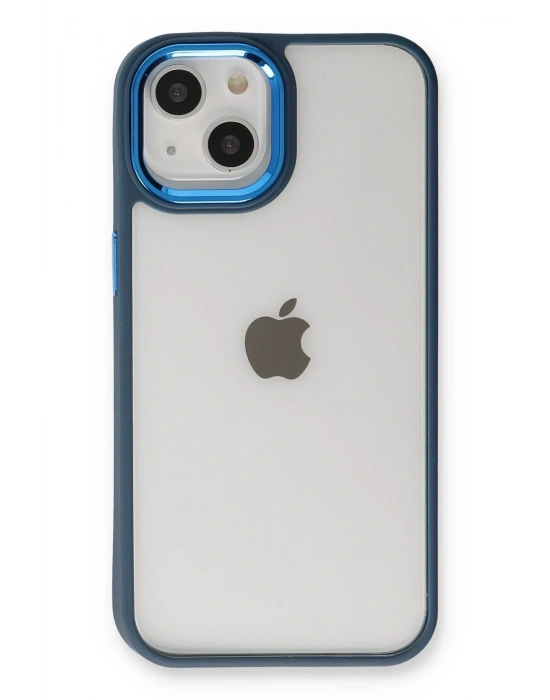 Newface iPhone 14 Plus Kılıf Dora Kapak - Mavi