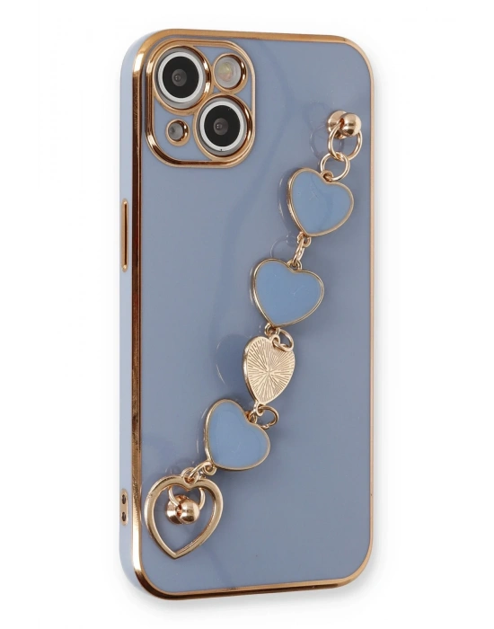 Newface iPhone 14 Plus Kılıf Esila Silikon - Gri