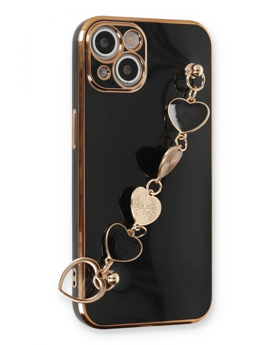 Newface iPhone 14 Plus Kılıf Esila Silikon - Siyah