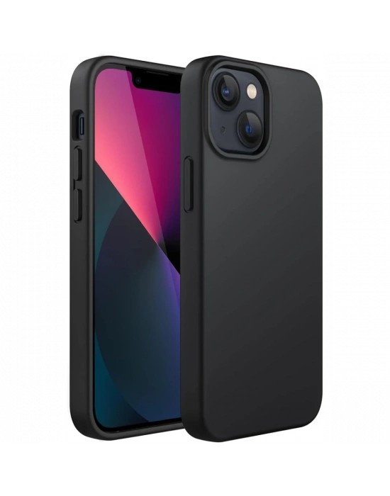 Newface iPhone 14 Plus Kılıf First Silikon - Siyah