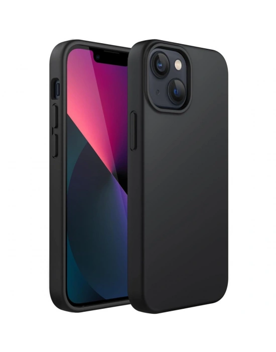 Newface iPhone 14 Plus Kılıf First Silikon - Siyah