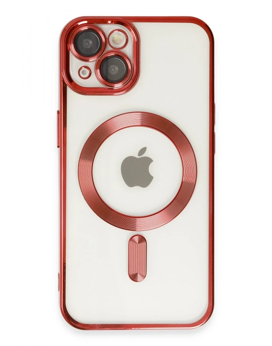 Newface iPhone 14 Plus Kılıf Kross Magneticsafe Kapak - Kırmızı