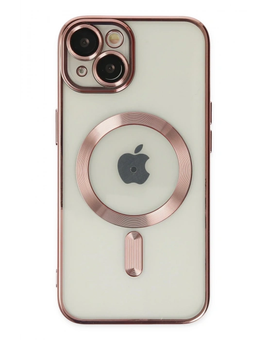 Newface iPhone 14 Plus Kılıf Kross Magneticsafe Kapak - Rose