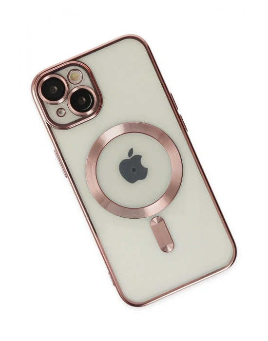 Newface iPhone 14 Plus Kılıf Kross Magneticsafe Kapak - Rose
