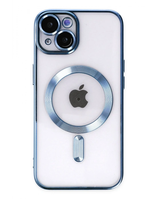 Newface iPhone 14 Plus Kılıf Kross Magneticsafe Kapak - Sierra Blue