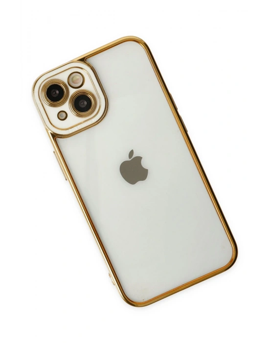 Newface iPhone 14 Plus Kılıf Liva Lens Silikon - Beyaz