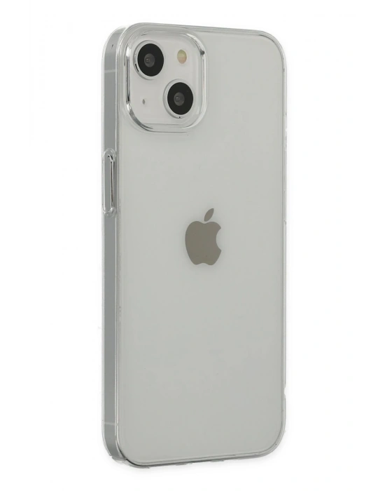 Newface iPhone 14 Plus Kılıf Pc Sert Şeffaf Kapak - Şeffaf