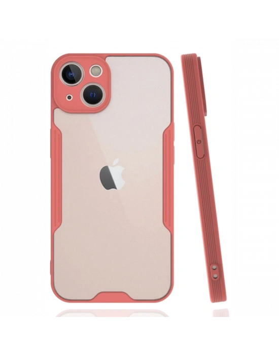 Newface iPhone 14 Plus Kılıf Platin Silikon - Pembe