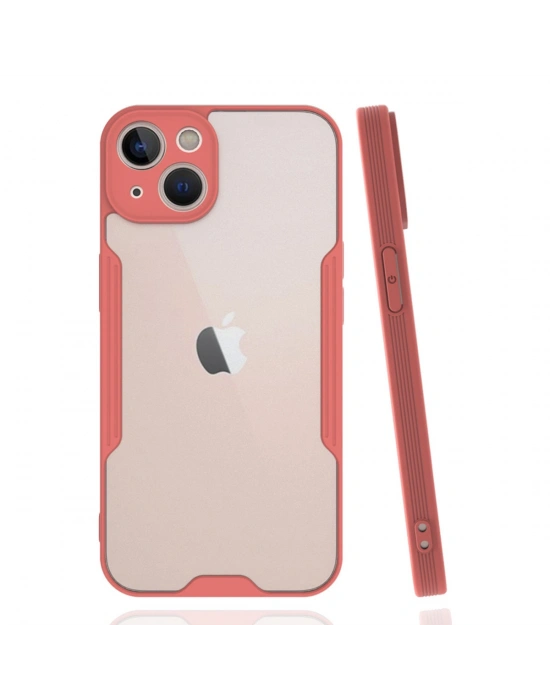 Newface iPhone 14 Plus Kılıf Platin Silikon - Pembe