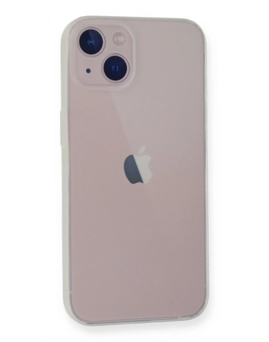 Newface iPhone 14 Plus Kılıf PP Ultra İnce Kapak - Beyaz
