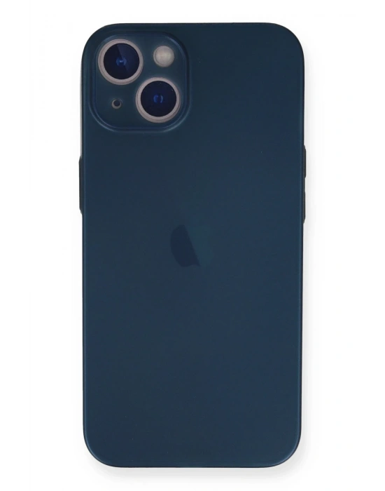 Newface iPhone 14 Plus Kılıf PP Ultra İnce Kapak - Mavi