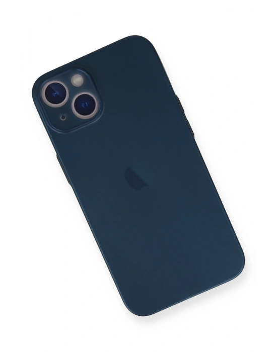 Newface iPhone 14 Plus Kılıf PP Ultra İnce Kapak - Mavi