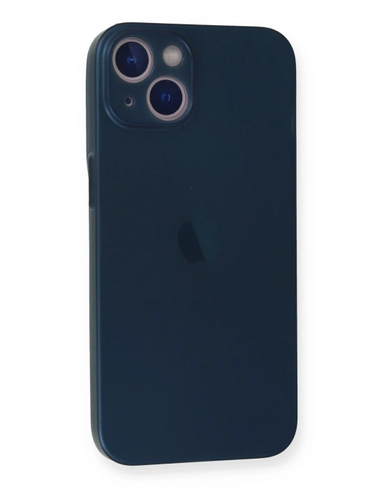 Newface iPhone 14 Plus Kılıf PP Ultra İnce Kapak - Mavi