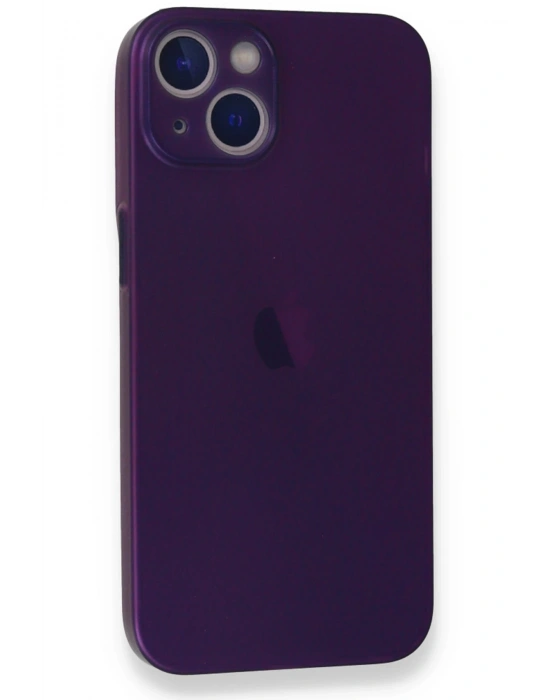Newface iPhone 14 Plus Kılıf PP Ultra İnce Kapak - Mor